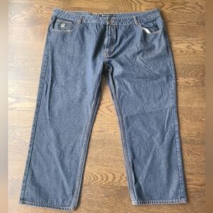 Rocawear Men's Blue Jeans Embroidered pockets sz.52